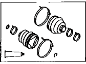 Toyota 04428-12270 Boot Kit, Front Drive Shaft