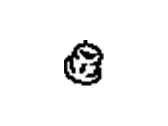 Toyota 90179-12153 Nut, With Washer