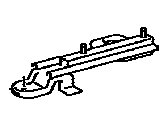 Toyota 72160-08010 Track Assembly, Rear Seat