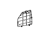 Toyota 62667-0C011-C0 Cover, Quarter Trim