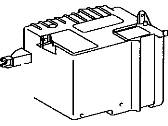 Toyota 87126-12050 Clamp, Heater Control Wire