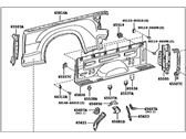 Toyota 65500-0C050 Panel Assembly, Rear Body