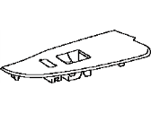 Toyota 74231-42100-B0 Panel, Front Door Armrest Base