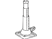 Toyota 09111-04040 Jack Sub-Assembly, Screw