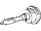 Toyota 33301-26050 Shaft Sub-Assembly, Input