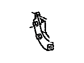 Toyota 52592-60010 Seal, Rear Bumper Side