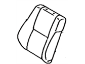 Toyota 71551-60140 Pad, Front Seat Back