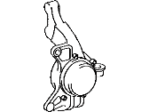 Toyota 43212-12160 Knuckle, Steering, Left