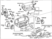 Toyota 84010-0C160 Control&Panel Assembly