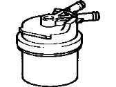 Toyota 23300-25020 Filter Assembly, Fuel