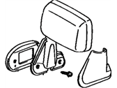 Toyota 87940-89135 Mirror Assembly, Outer Rear View