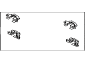 Toyota 04948-12050 Fitting Kit, Disc Brake