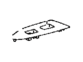 Toyota 74231-52680-C0 Panel, Front Door Armrest Base