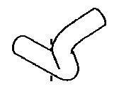 Toyota 16282-65010 Hose, Water By-Pass