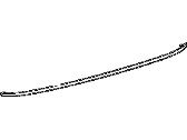 Toyota 52751-35020 Moulding, Rear Bumper