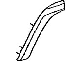 Toyota 75741-35900 Moulding, Rear Door, Outside