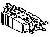 Toyota 77740-35500 Canister Assembly, Charcoal