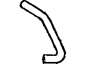 Toyota 16267-0A010 Hose, Water By-Pass