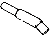 Toyota 16261-0A010 Hose, Water By-Pass