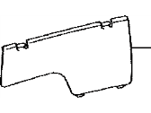 Toyota 62693-35040-C0 Lid, Quarter Trim Po
