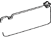 TOYOTA Genuine 74320-52B60-B0 Visor Assembly TOYOTA Genuine 74320-52B60-B0 Visor Assembly