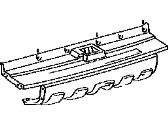Toyota 52159-35903 Cover, Rear Bumper L/P